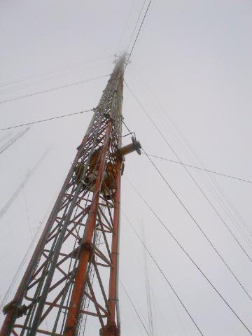 Tower with end fed wire